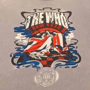 THE WHO 1990 Rock and Roll Hall of Fame graphic tee